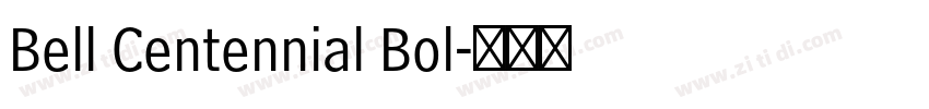 Bell Centennial Bol字体转换